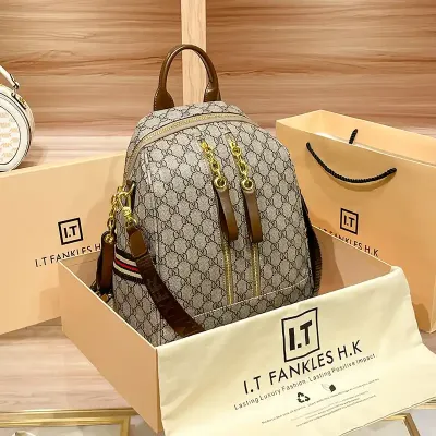 Popular Easy to Match Print Backpack